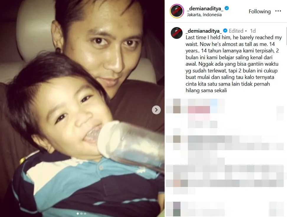 Demian Aditya pangku Kiandra © instagram.com/_demianaditya_