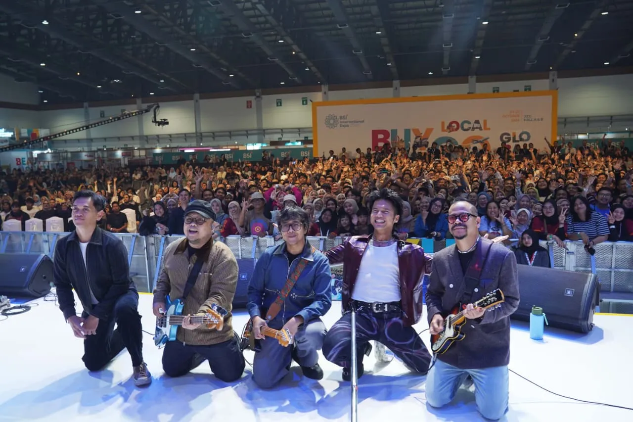 Nidji di panggung BSI International Expo 2026 (Dok. Pribadi)