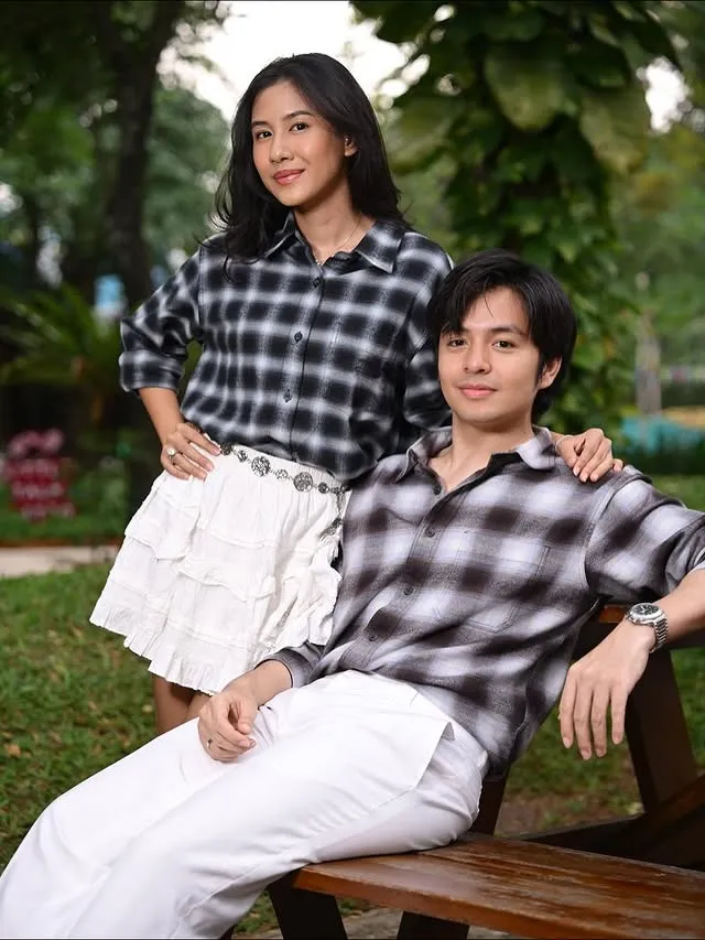 Shenina Cinnamon dan Angga Yunanda Pakai Baju Couple © instagram.com/sheninacinnamon