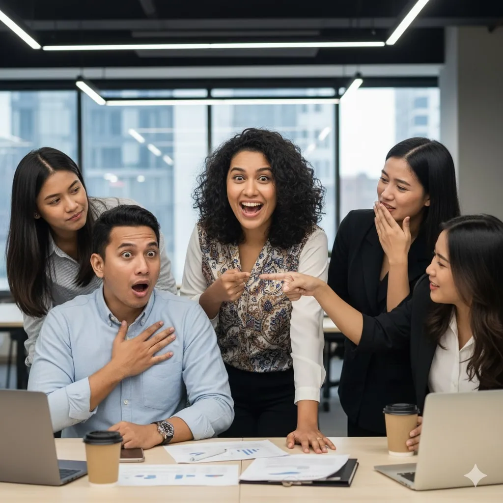 Etika dan Batasan dalam Menyindir (c) Ilustrasi AI