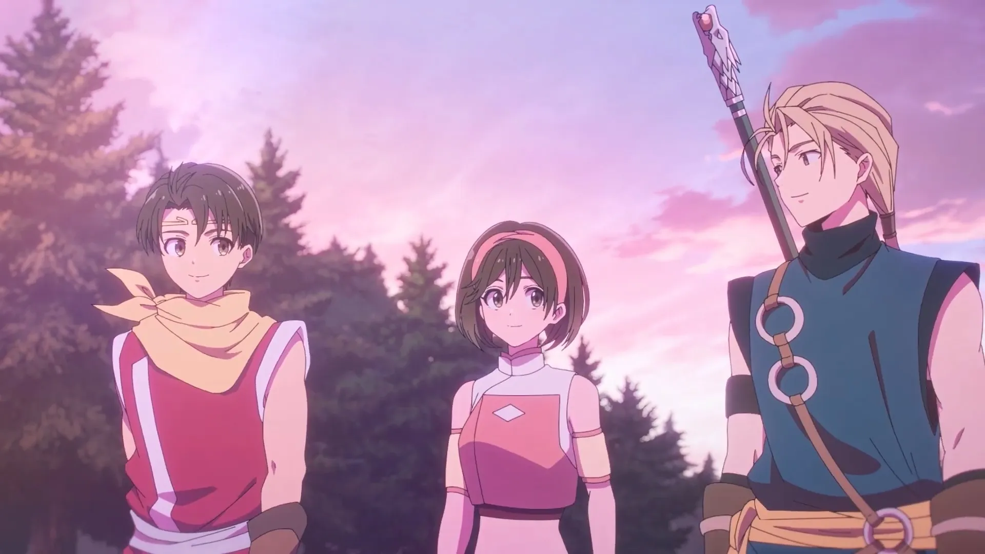 Riliu, Jowi dan Nanami di Suikoden: The Anime episode 1 (Youtube/Ani-One Indonesia)