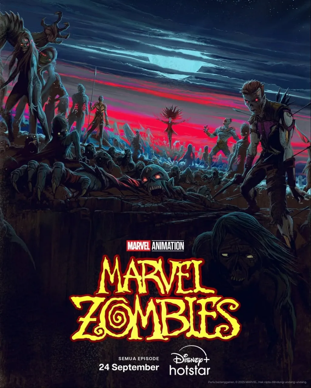Sinopsis MARVEL ZOMBIES (credit:instagram.com/disneyplushotstarid)