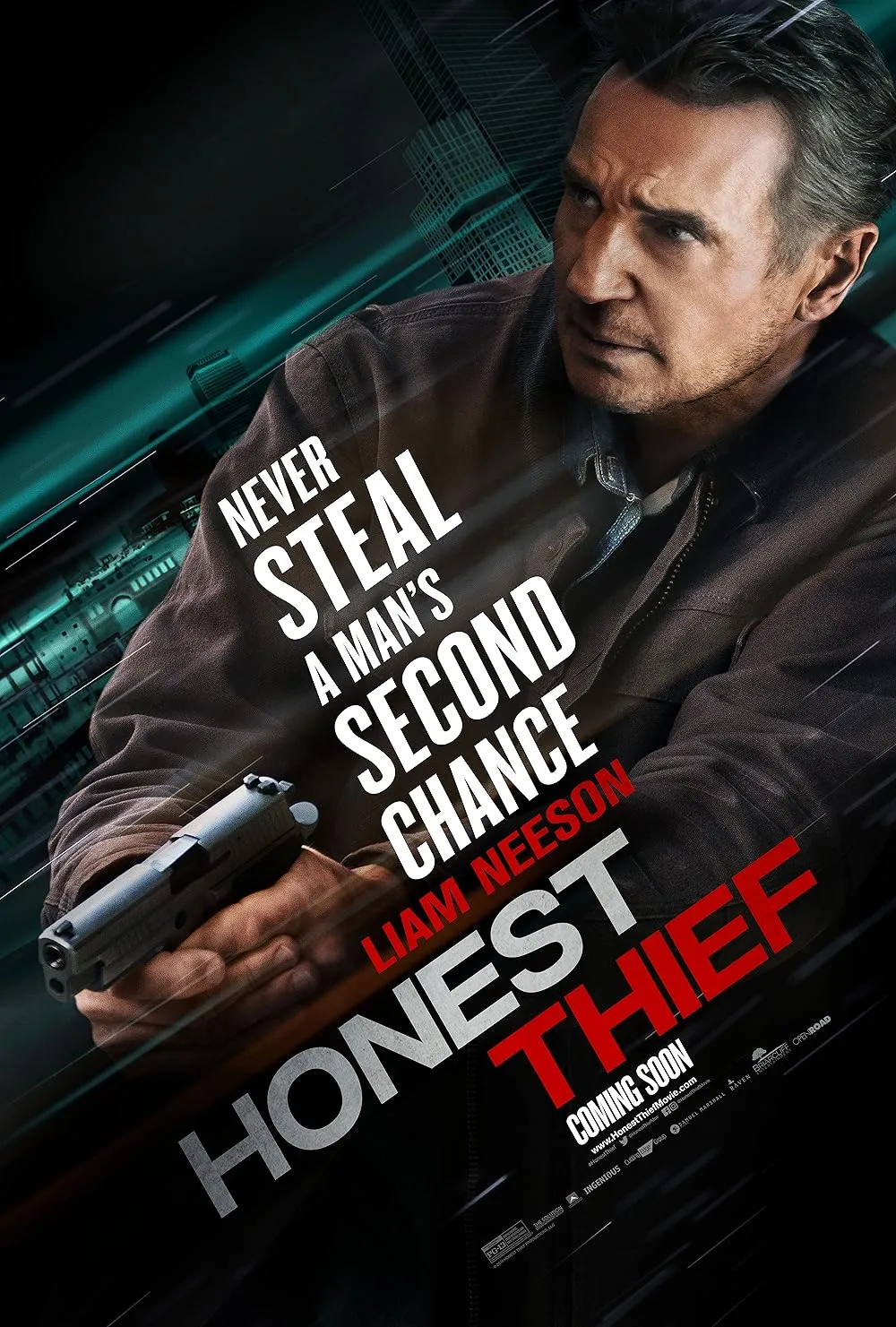 Poster film HONEST THIEF (credit: Open Road)
