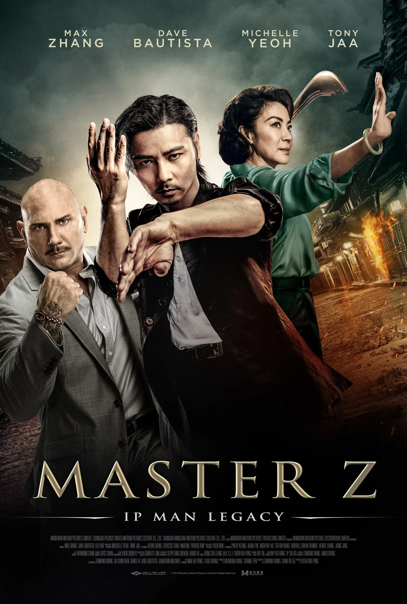 Poster film MASTER Z: THE IP MAN LEGACY (credit: Mandarin Motion Pictures)