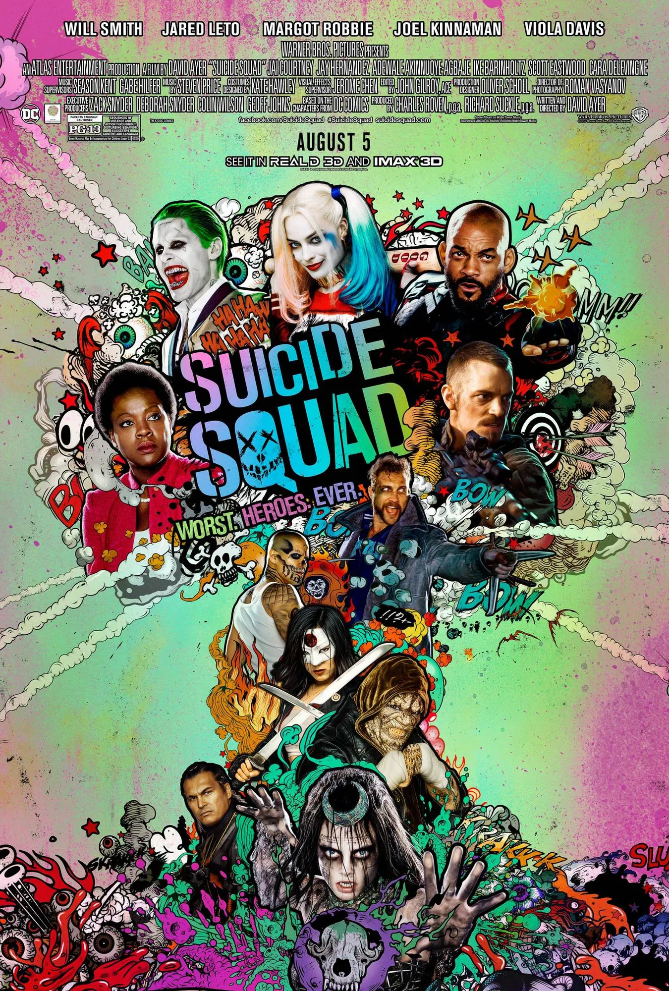 Daftar Pemain Film SUICIDE (credit: Warner Bros. Pictures)