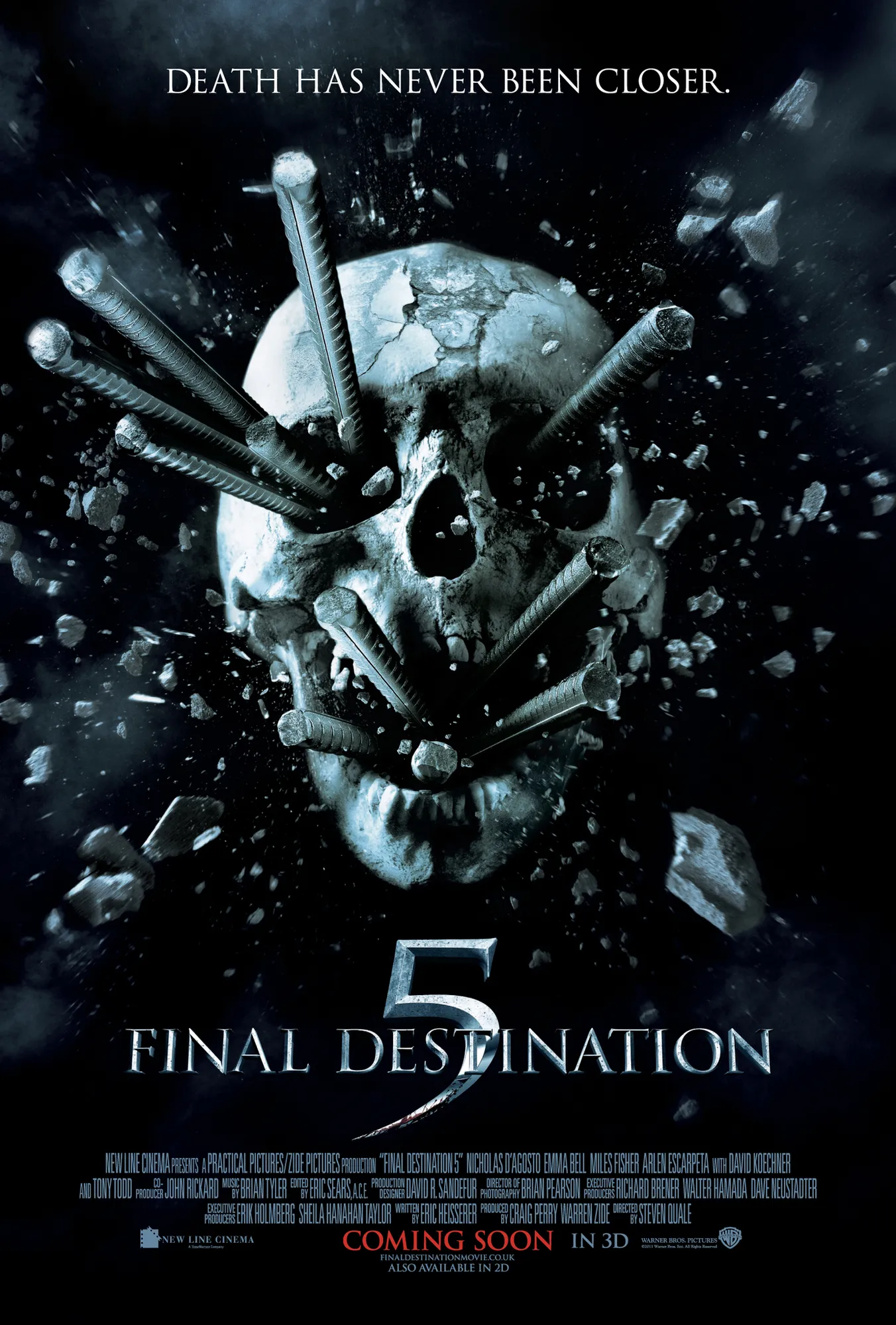 Poster Film THE FINAL DESTINATION 5 (credit: Practical Pictures)