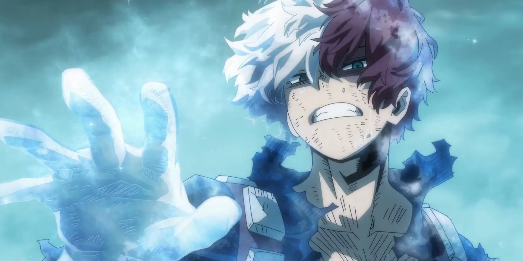 Todoroki bertaruh nyawa untuk keluarganya. 