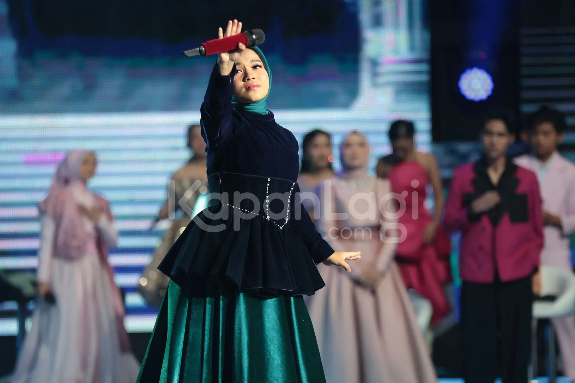 Penampilan Zhifanna yang mendapatkan 3 SO (credit: KapanLagicom/Budy Santoso)