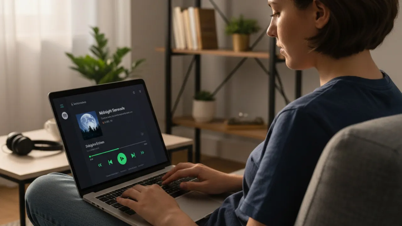 Restart Perangkat dan Aplikasi Spotify (c) Ilustrasi AI