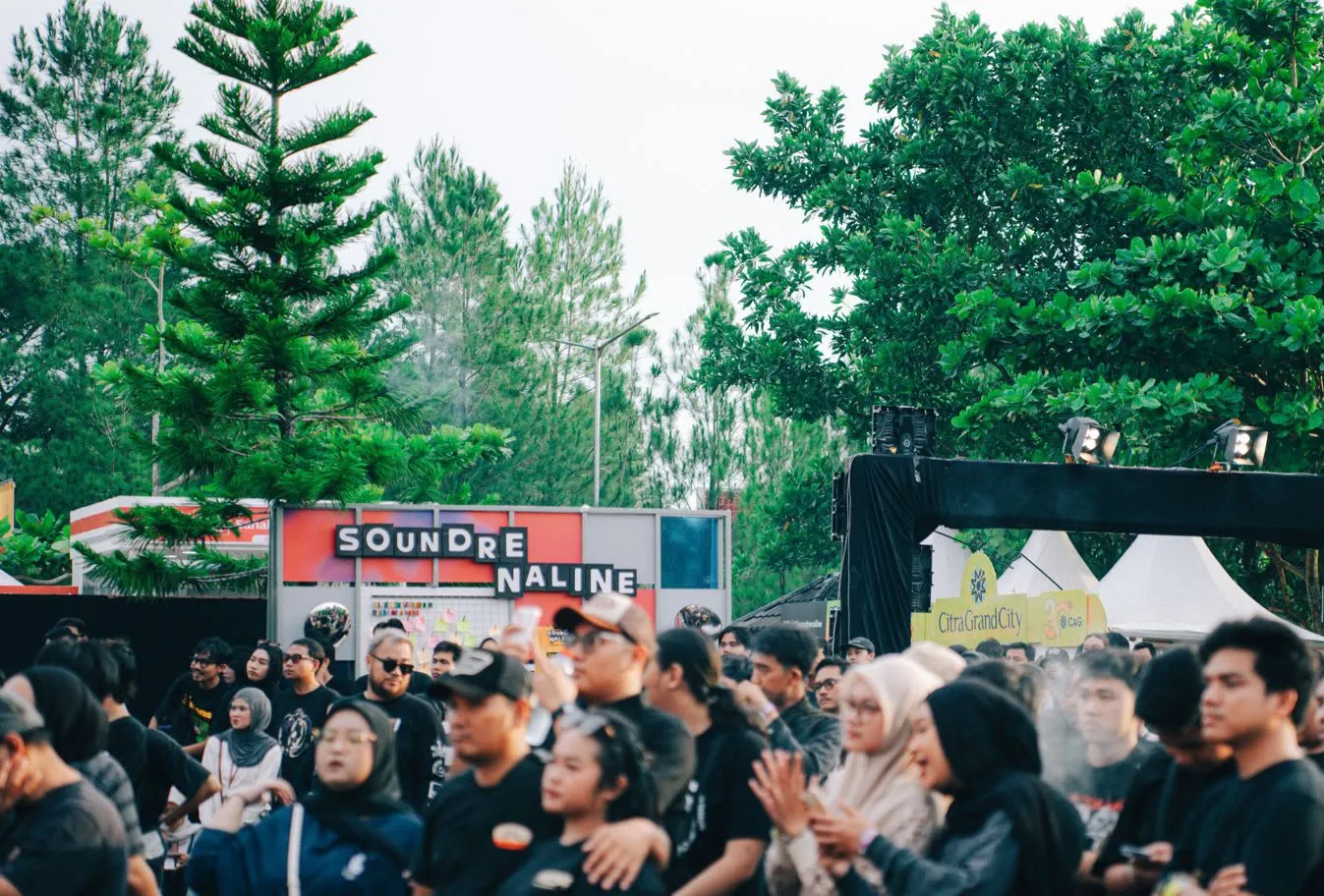 Soundrenaline 'Sana Sini' di Palembang usung tema garden (Dok. Pribadi)