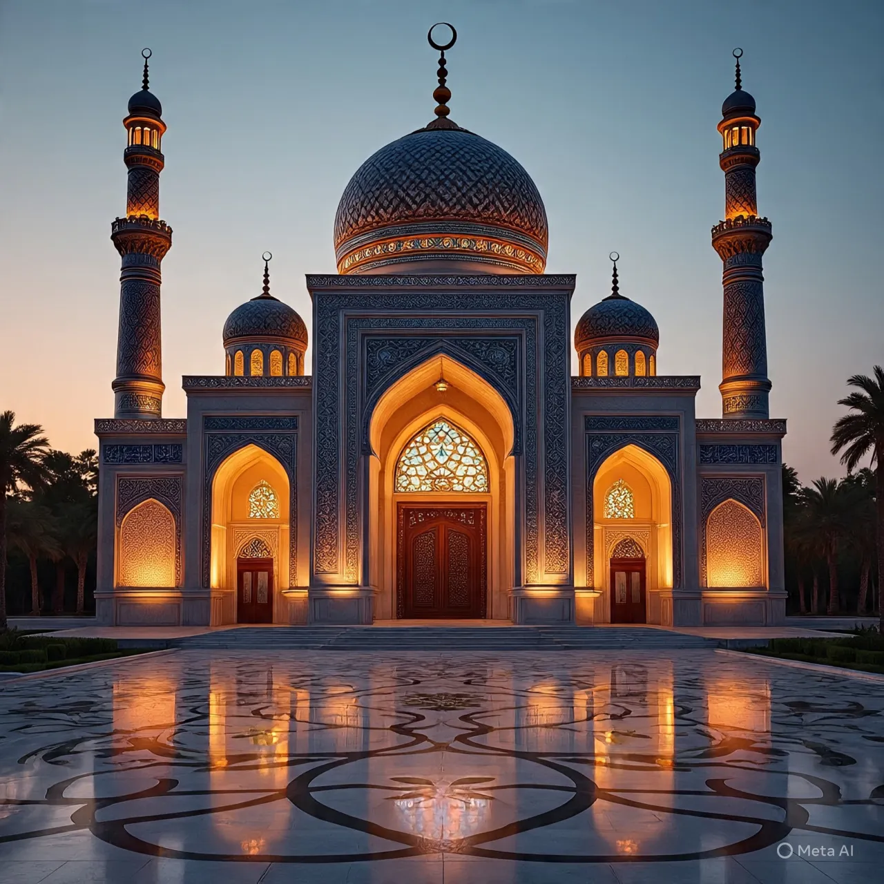 Ucapan Spanduk Idul Fitri Formal untuk Instansi dan Lembaga (c) Ilustrasi AI