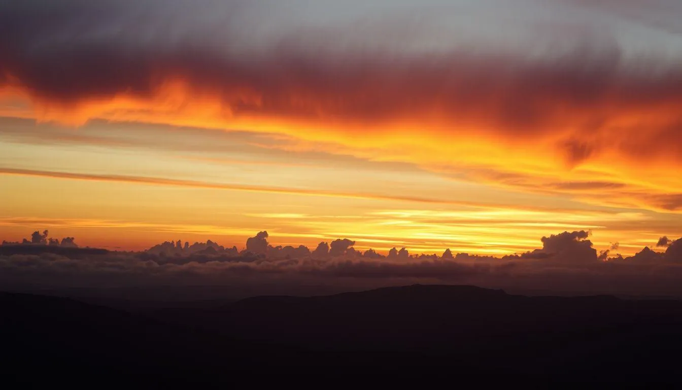 Pengertian dan Makna Sunset Aesthetic Bangla Caption (c) Ilustrasi AI