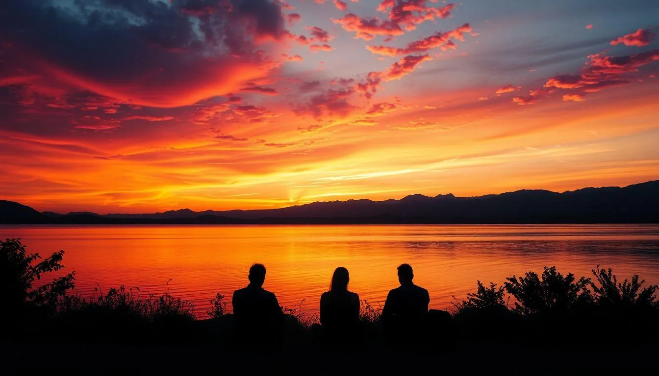 Tema Populer dalam Sunset Aesthetic Caption (c) Ilustrasi AI