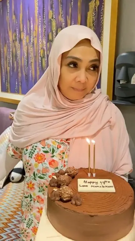 Surprise Rieta Amilia untuk  Gavrel (Credit: Instagram/rieta_amilia)