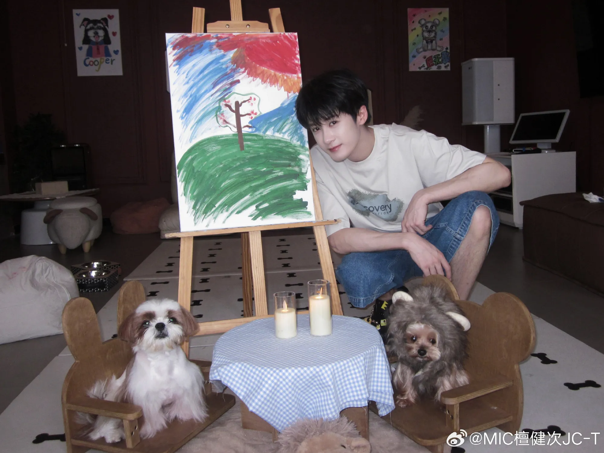 Tan Jianci dirumorkan pacaran dengan Liu Yinuo (credit:weibo)