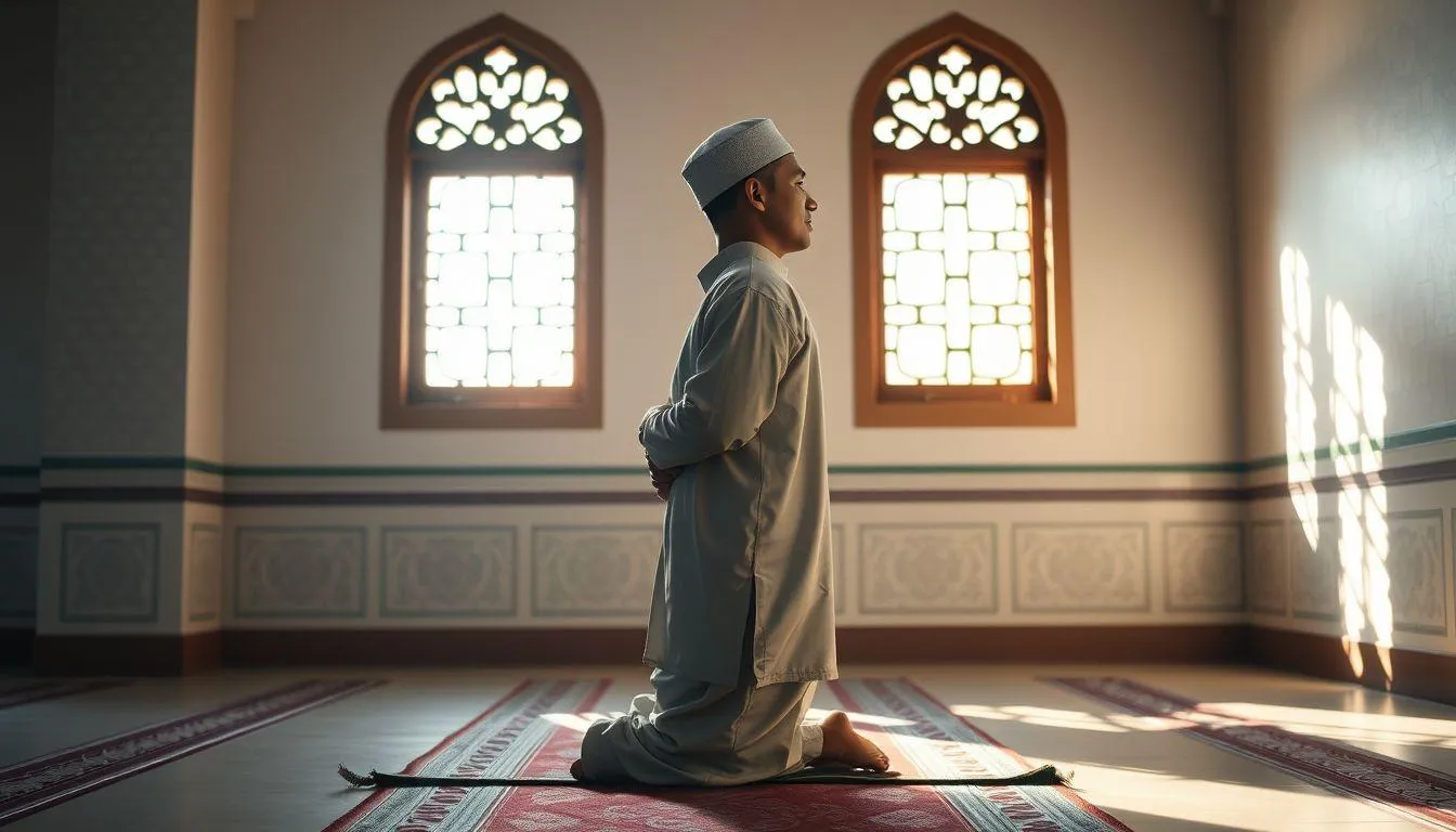 1. Tata Cara Sholat Dhuha Lengkap dari Niat hingga Salam (c) Ilustrasi AI