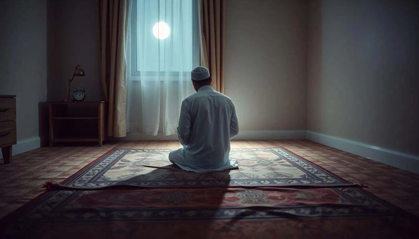 Tata Cara Sholat Tahajud yang Benar (c) Ilustrasi AI
