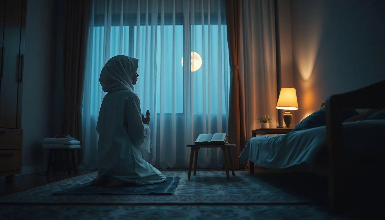 Artis dan Figur Publik yang Dikenal Rajin Sholat Tahajud (c) Ilustrasi AI