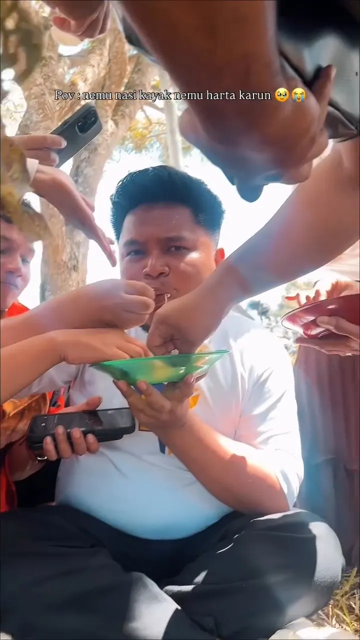 Taufiq LIDA Makan Nasi © instagram.com/lida2018_taufiq