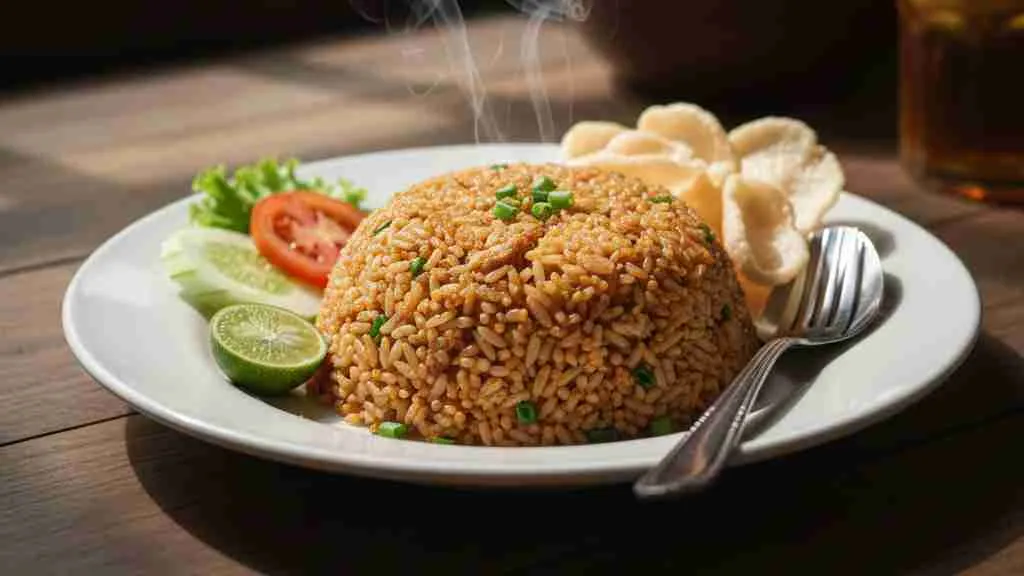 Pengertian dan Struktur Teks Prosedur Membuat Nasi Goreng (c) Ilustrasi AI