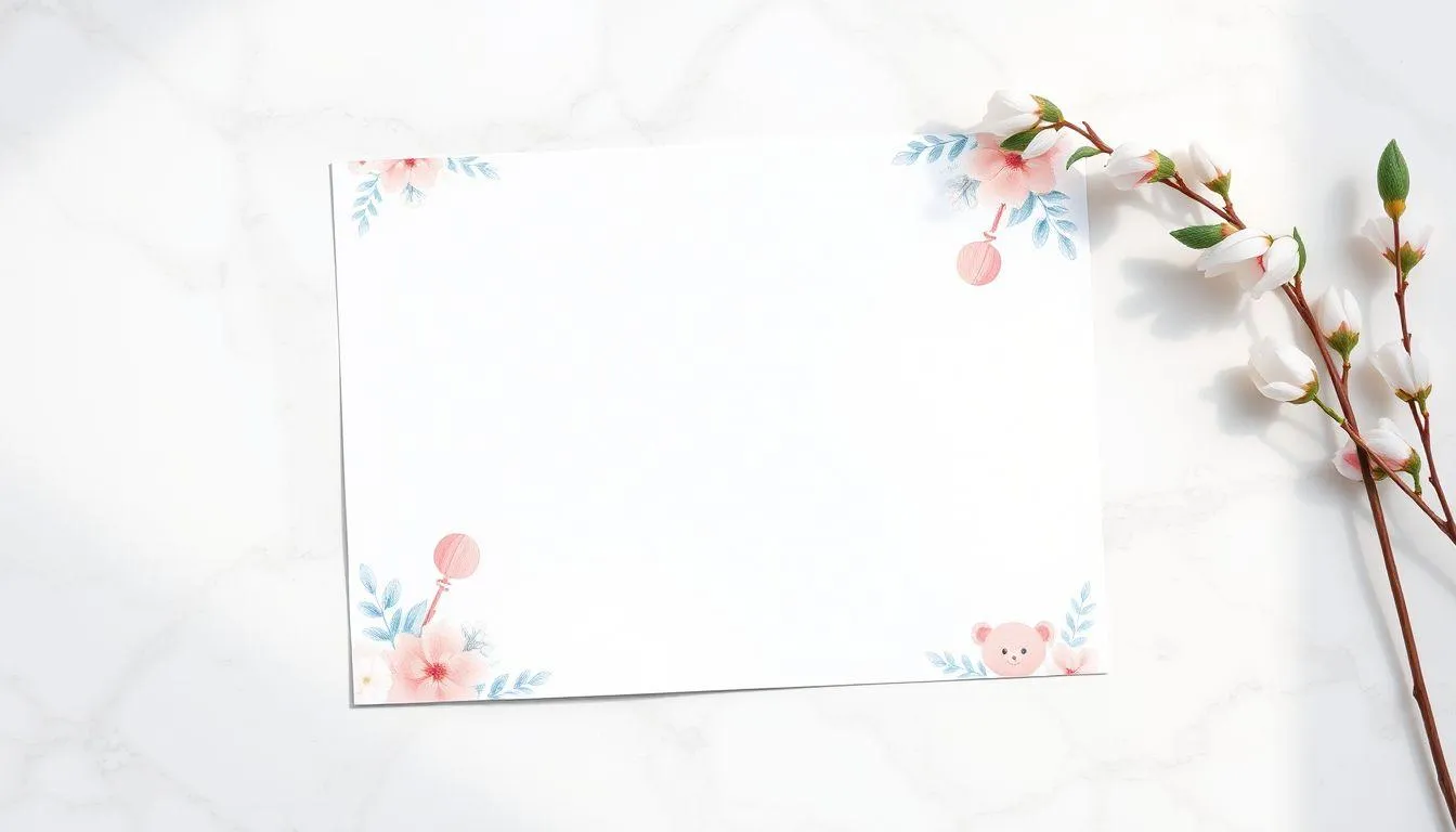 Pengertian dan Fungsi Template Kartu Ucapan Kelahiran Bayi (c) Ilustrasi AI