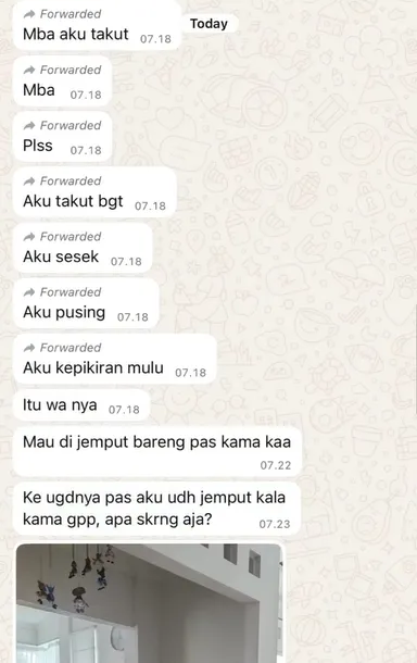 Oknum dan Korban Berkomunikasi