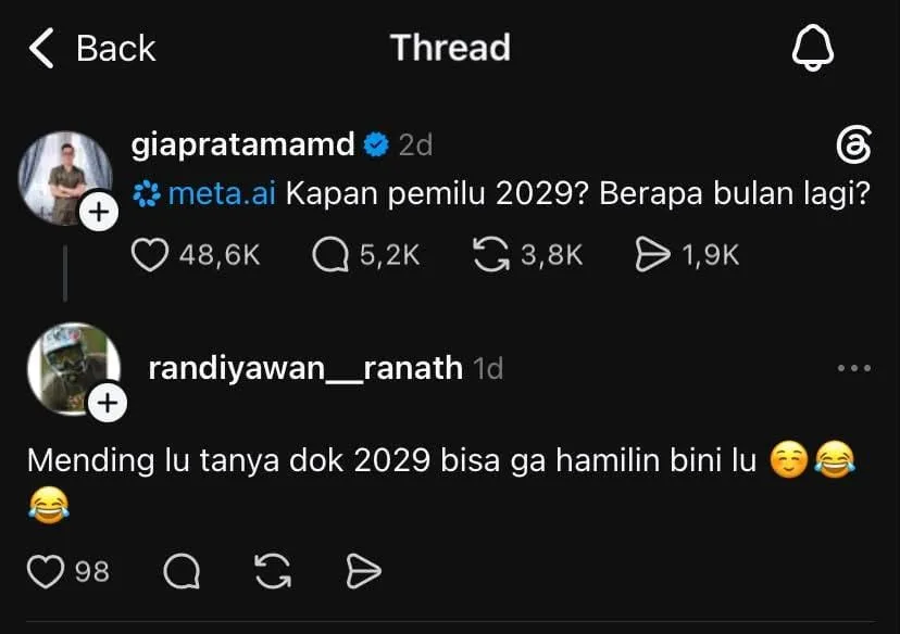 Komentar menyinggung ranah pribadi dr.Gia