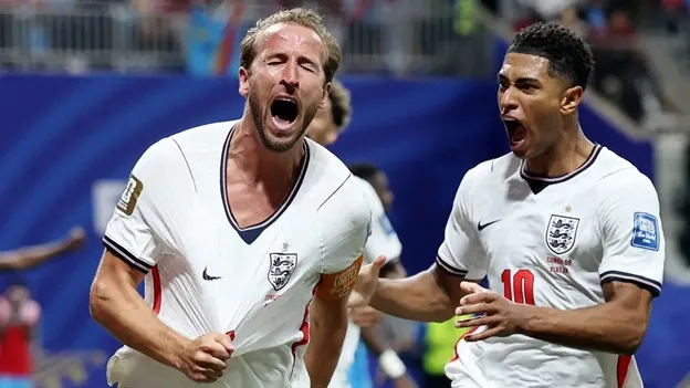 Timnas Inggris. (AFP/Richard Pelham)