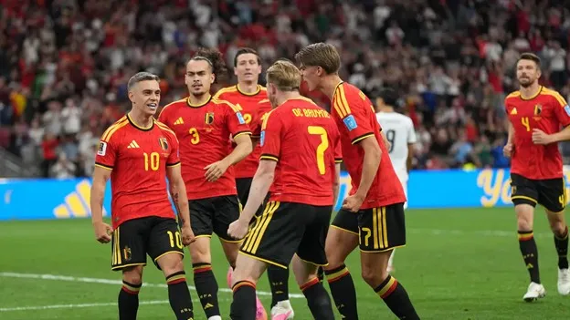 Timnas Belgia. (AP Photo/Abbie Parr)