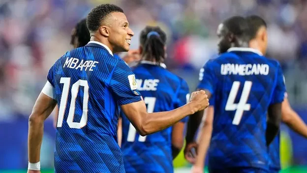 Timnas Prancis. (AP Photo/Petr David Josek)