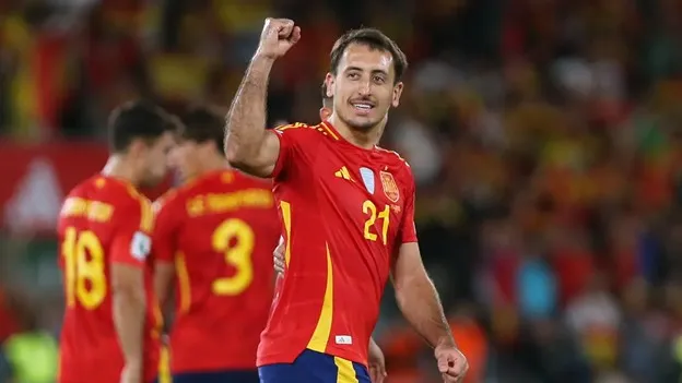 Timnas Spanyol. (AP Photo/Alberto Saiz)