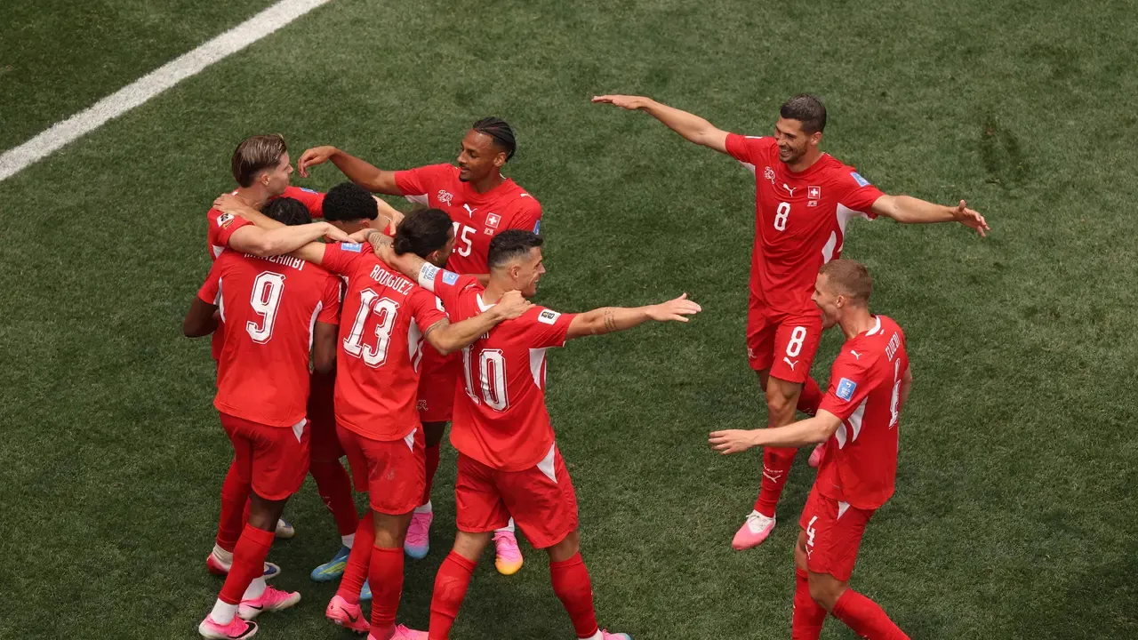 Timnas Swiss. (AFP)