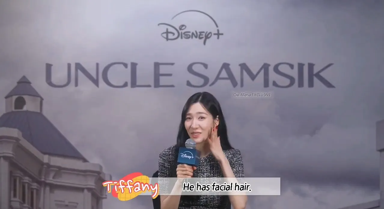 Tiffany Young tentang jenggot Byun Yohan (credit youtube.com/Gia Allana)