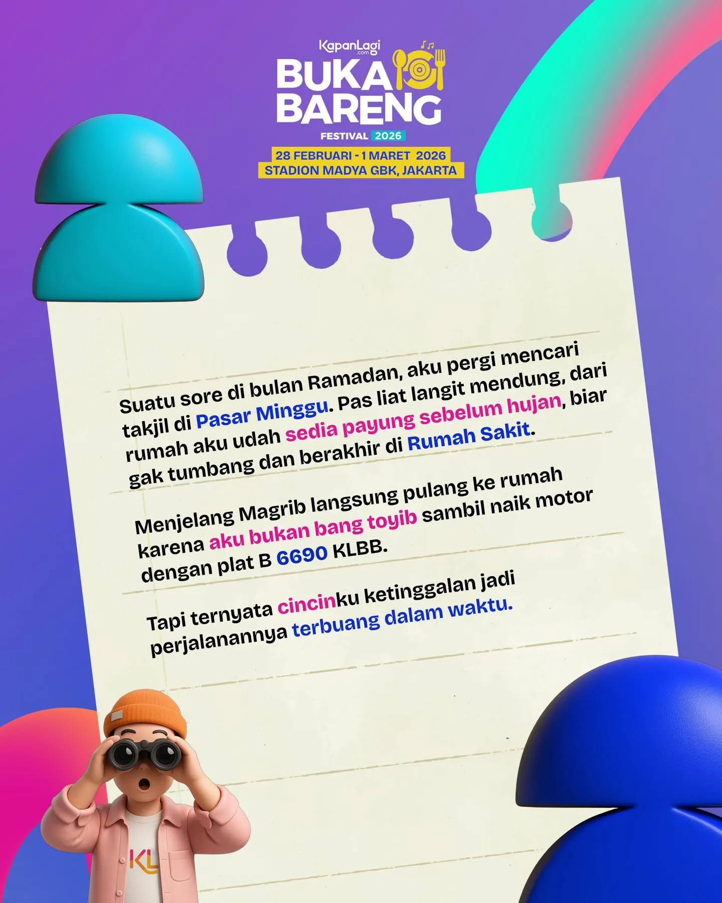 Clue performer di KLBB 2026