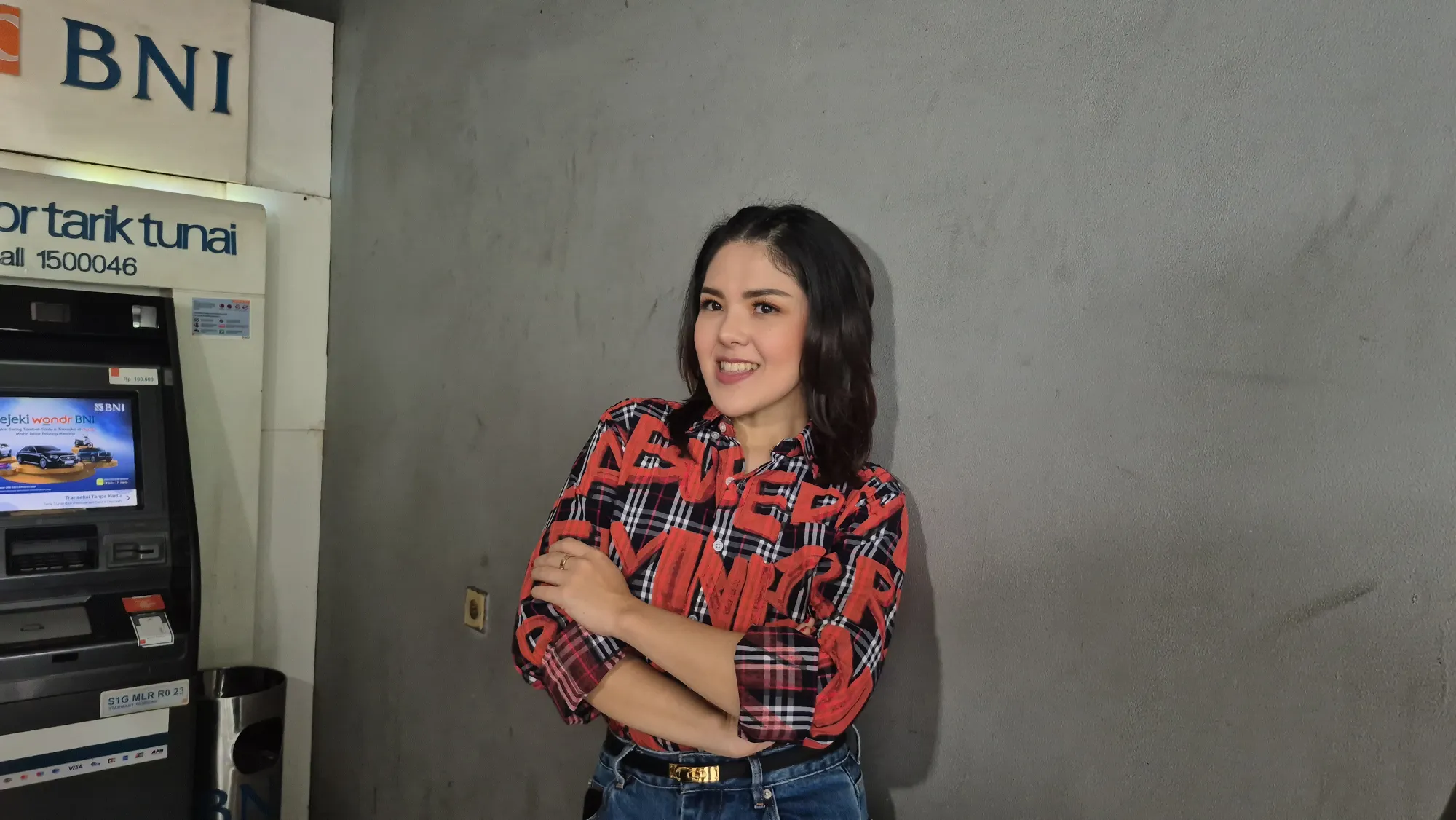 Tina Toon Saat Ditemui Awak Media (cr:KapanLagi.com/Sahal Fadhli)