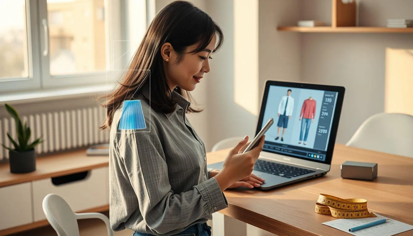7. Memanfaatkan Fitur Virtual Fitting dan Rekomendasi Ukuran AI (c) Ilustrasi AI