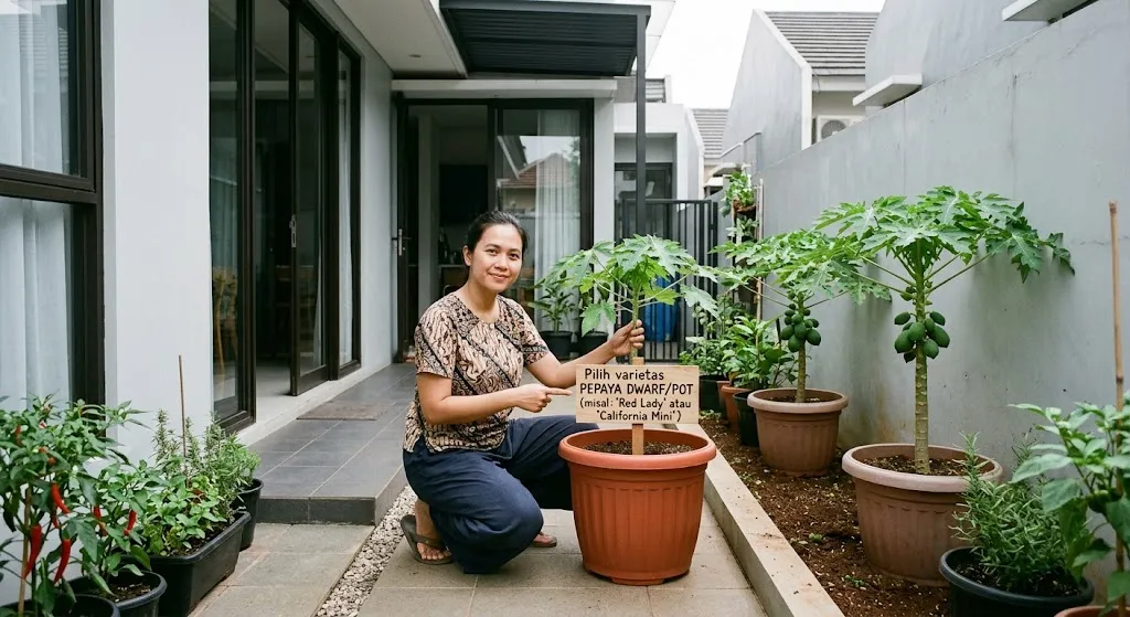 Tips Menanam Pepaya di Halaman Sempit agar Tetap Bisa Berbuah
