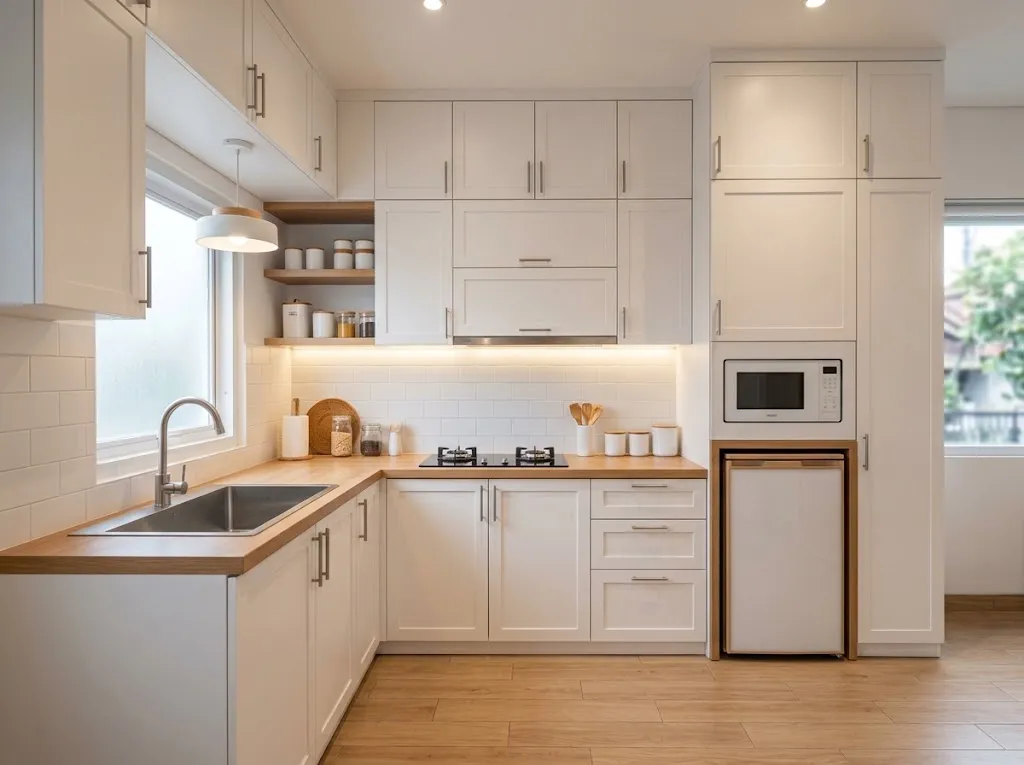 tips pilih lantai dapur (AI generated)