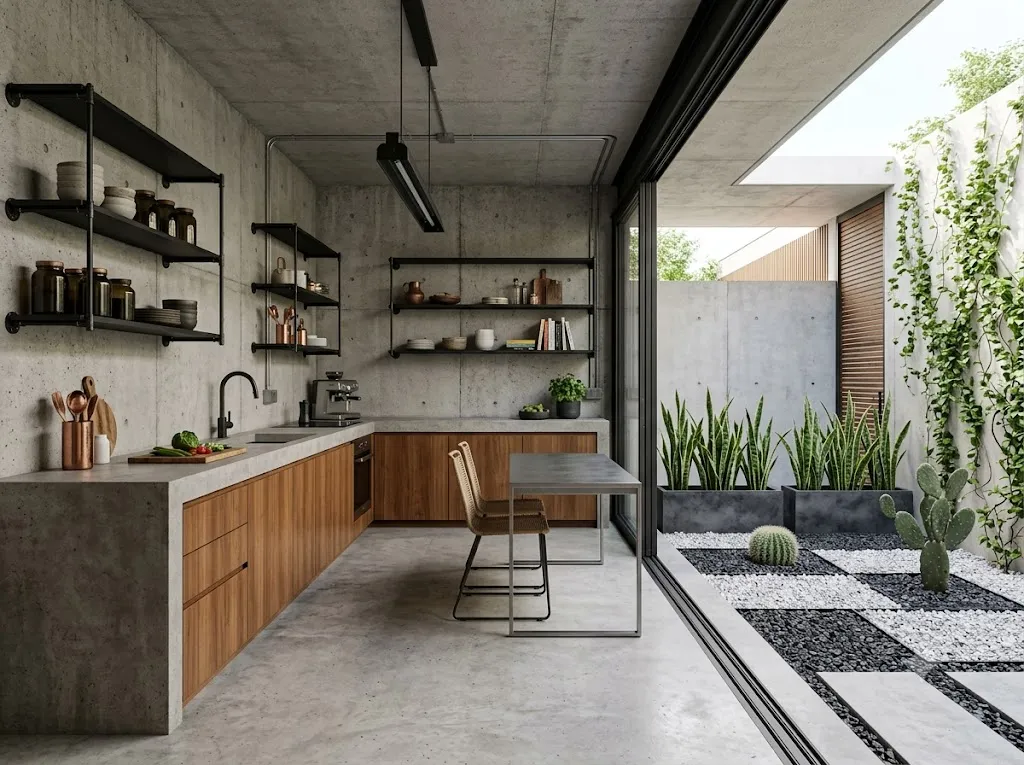 tips pilih lantai dapur (AI generated)