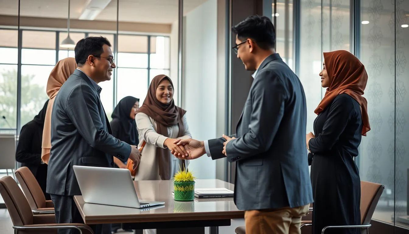 Ucapan Idul Fitri untuk Rekan Kerja dan Profesional (c) Ilustrasi AI