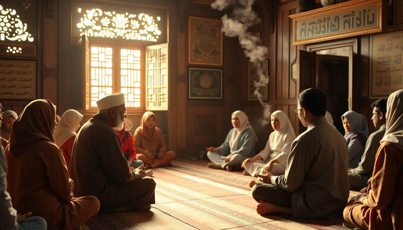 Perbedaan Ucapan Berdasarkan Waktu Peringatan (c) Ilustrasi AI