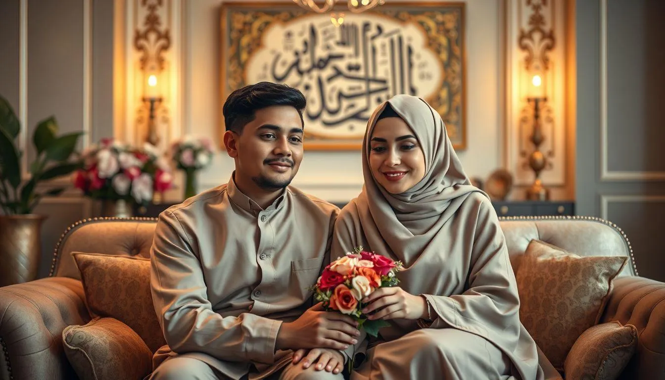 Kumpulan Ucapan Anniversary Pernikahan Islami yang Menyentuh Hati (c) Ilustrasi AI