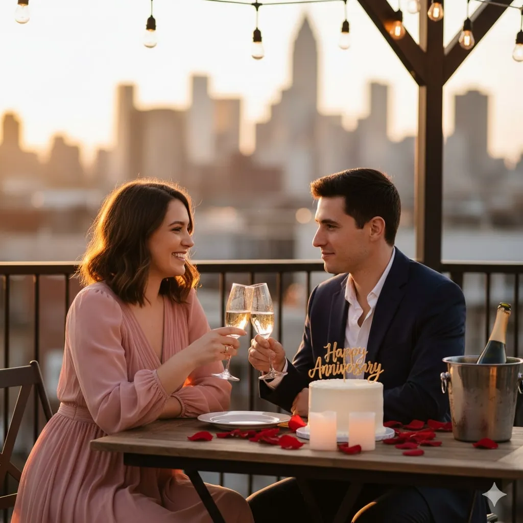 Tips Menyampaikan Ucapan Anniversary Pernikahan Simple (c) Ilustrasi AI