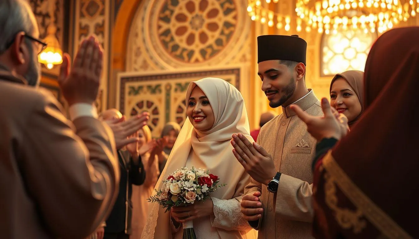 Pengertian dan Makna Ucapan Barakallah untuk Pernikahan (c) Ilustrasi AI