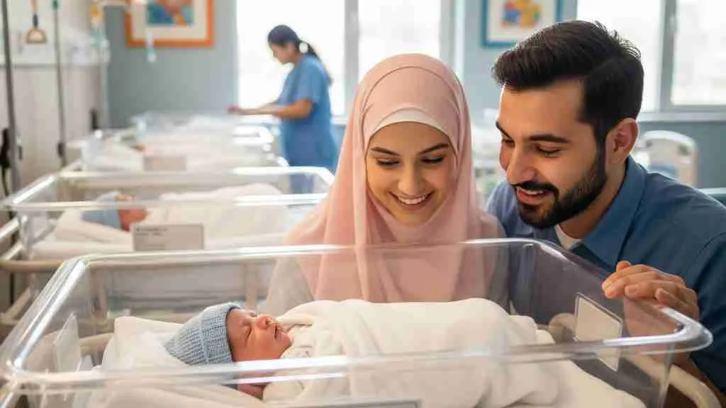 Pengertian dan Makna Ucapan Bayi Baru Lahir Islami (c) Ilustrasi AI