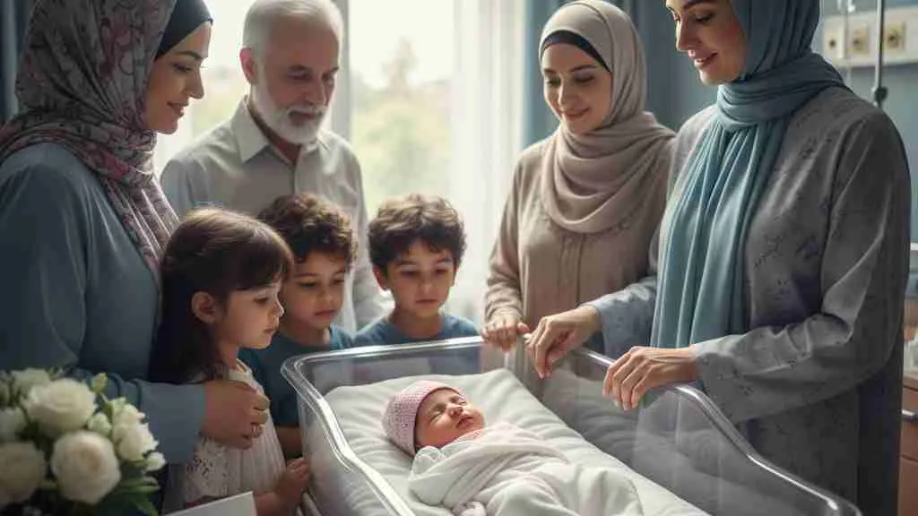 Adab dan Etika Memberikan Ucapan Bayi Baru Lahir (c) Ilustrasi AI