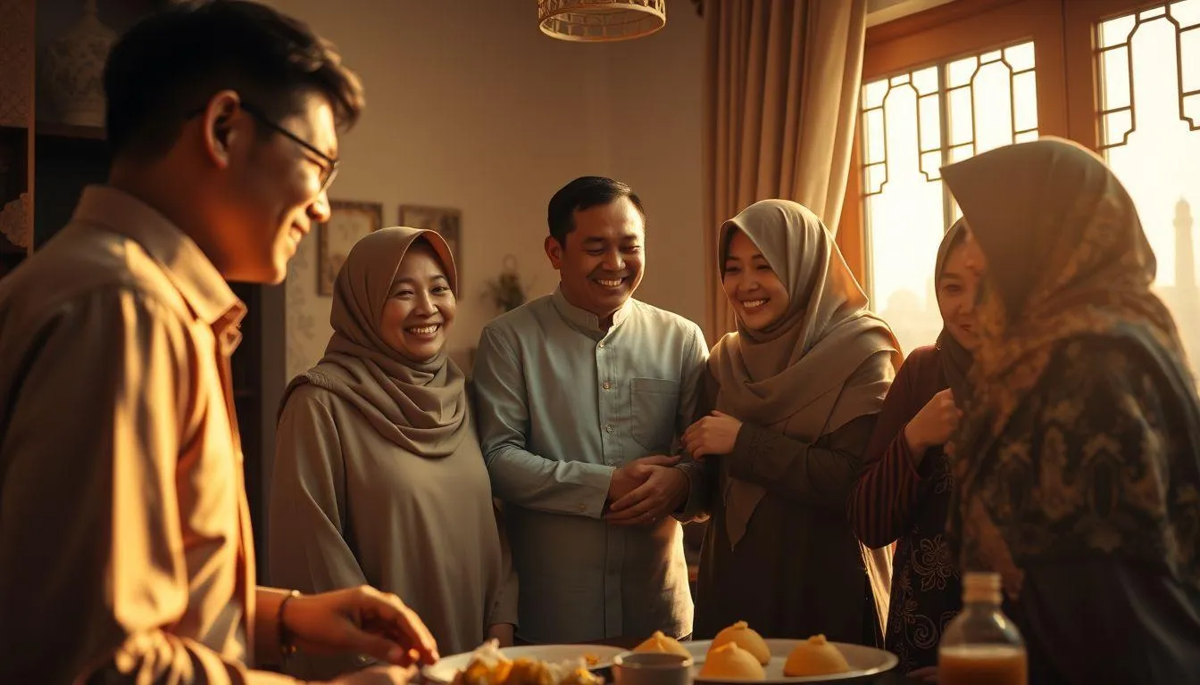 Ucapan Idul Fitri 2026 Singkat untuk Status WhatsApp dan Media Sosial (c) Ilustrasi AI