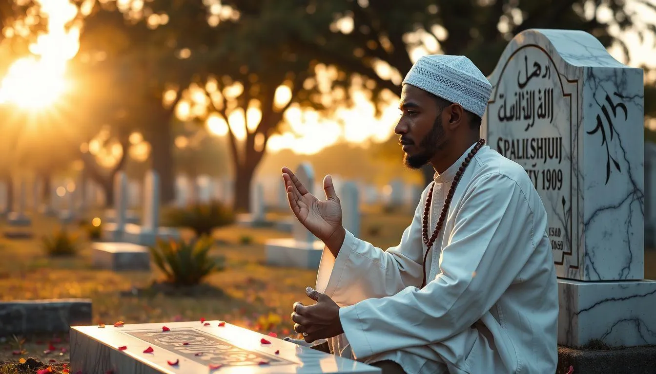 Manfaat dan Keutamaan Mendoakan Ayah yang Sudah Meninggal (c) Ilustrasi AI