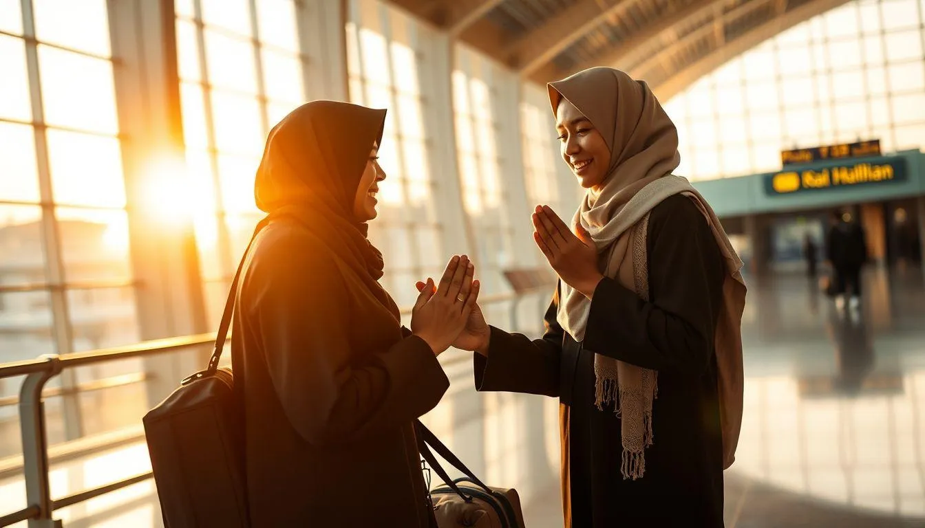 Adab Memberikan Ucapan Doa untuk Jamaah Umroh (c) Ilustrasi AI