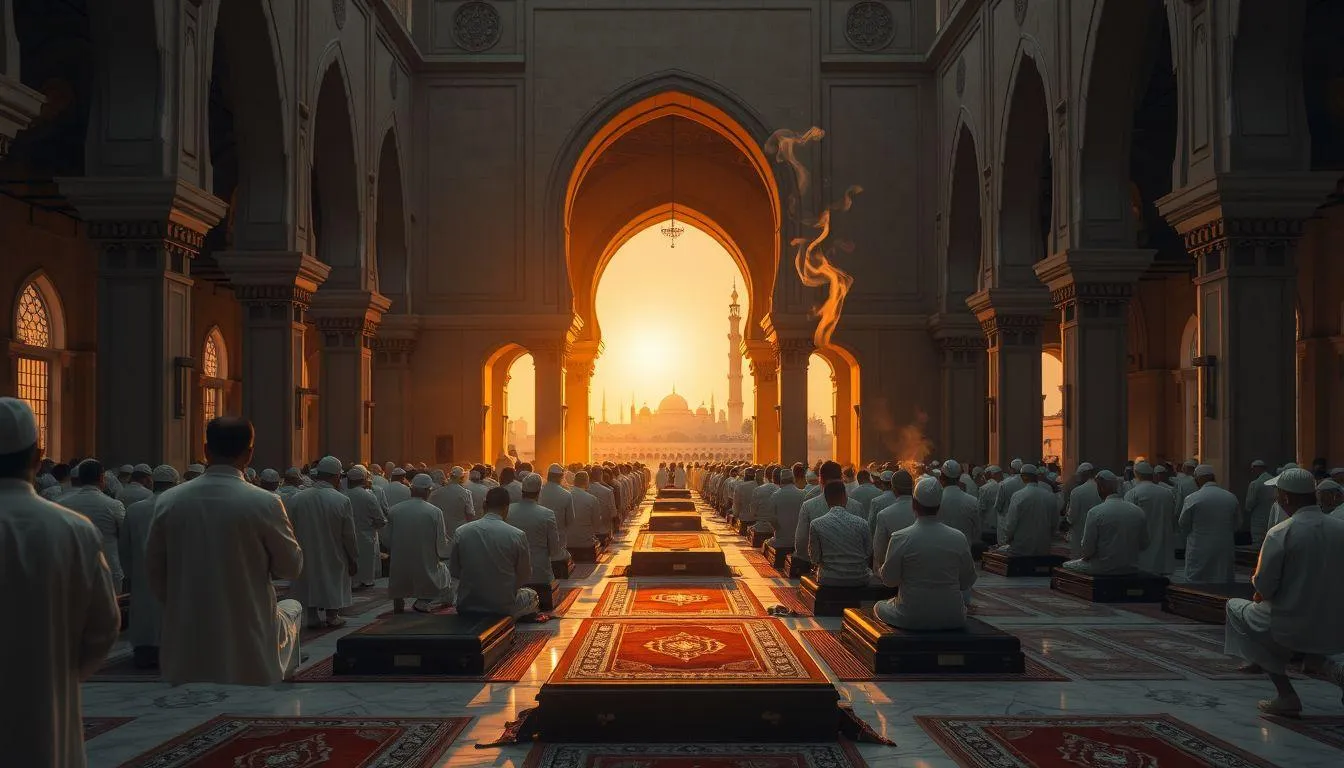 Kalimat Ucapan Duka Cita Islami Khusnul Khotimah Bahasa Arab (c) Ilustrasi AI